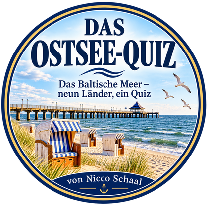 DAS OSTSEE-QUIZ DAS OSTSEE-QUIZ nimmt dich mit auf eine unterhaltsame Entdeckungsreise rund um das Baltische Meer.